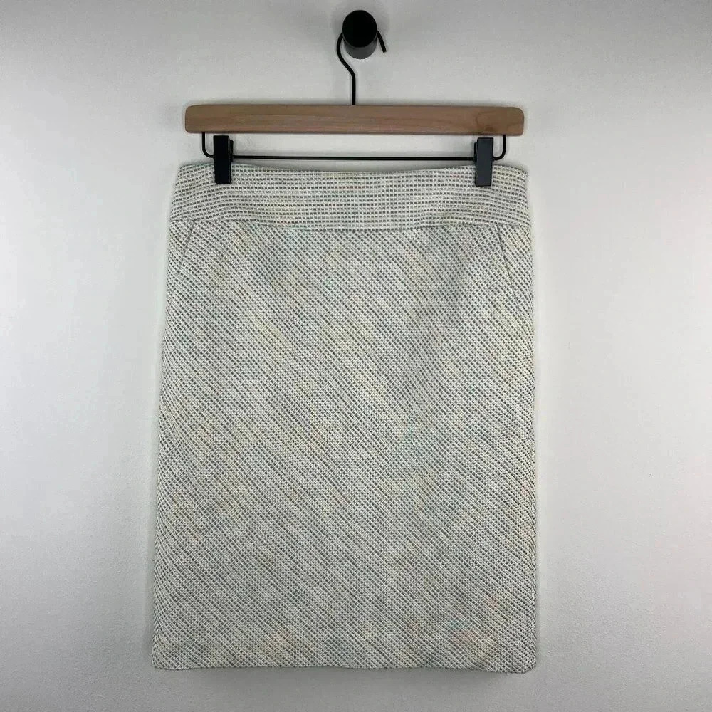 Merona Tweed Pastel Pencil Skirt - Pink, Yellow, Green - Size 4 - Pockets